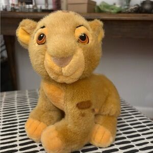 Vintage “The Lion King” Young Simba Plush